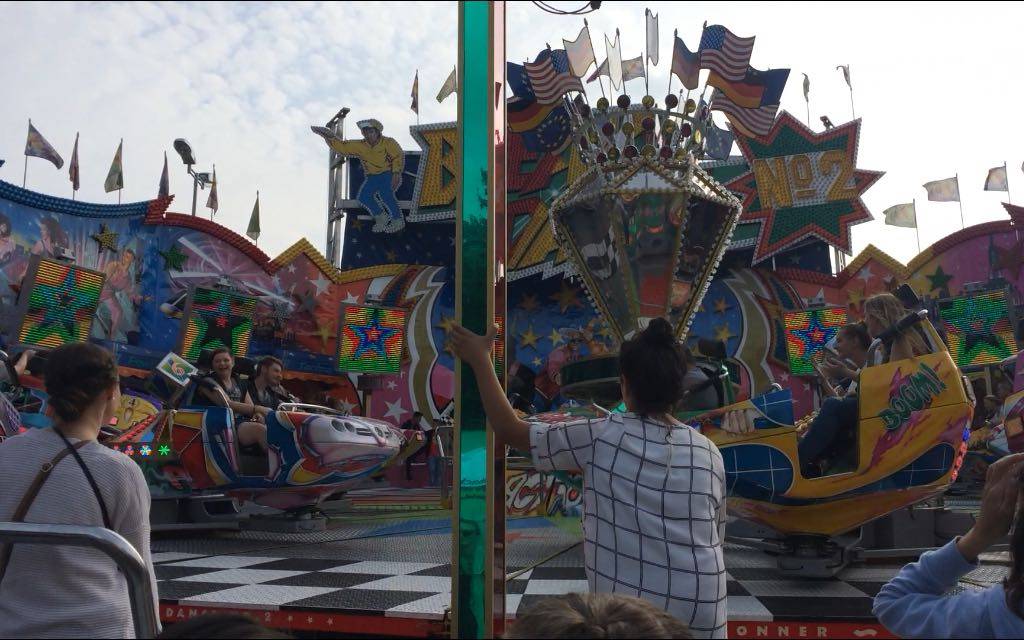 Kirmes Saarn an der Stadthalle