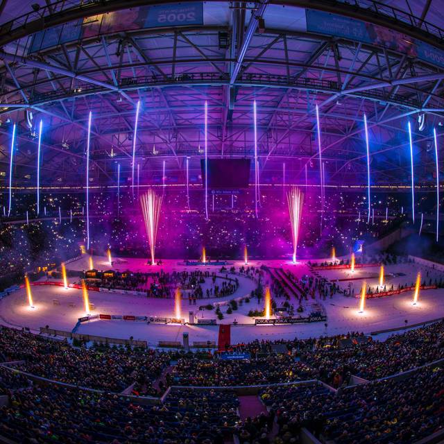 Feuerwerk Biathlon auf Schalke