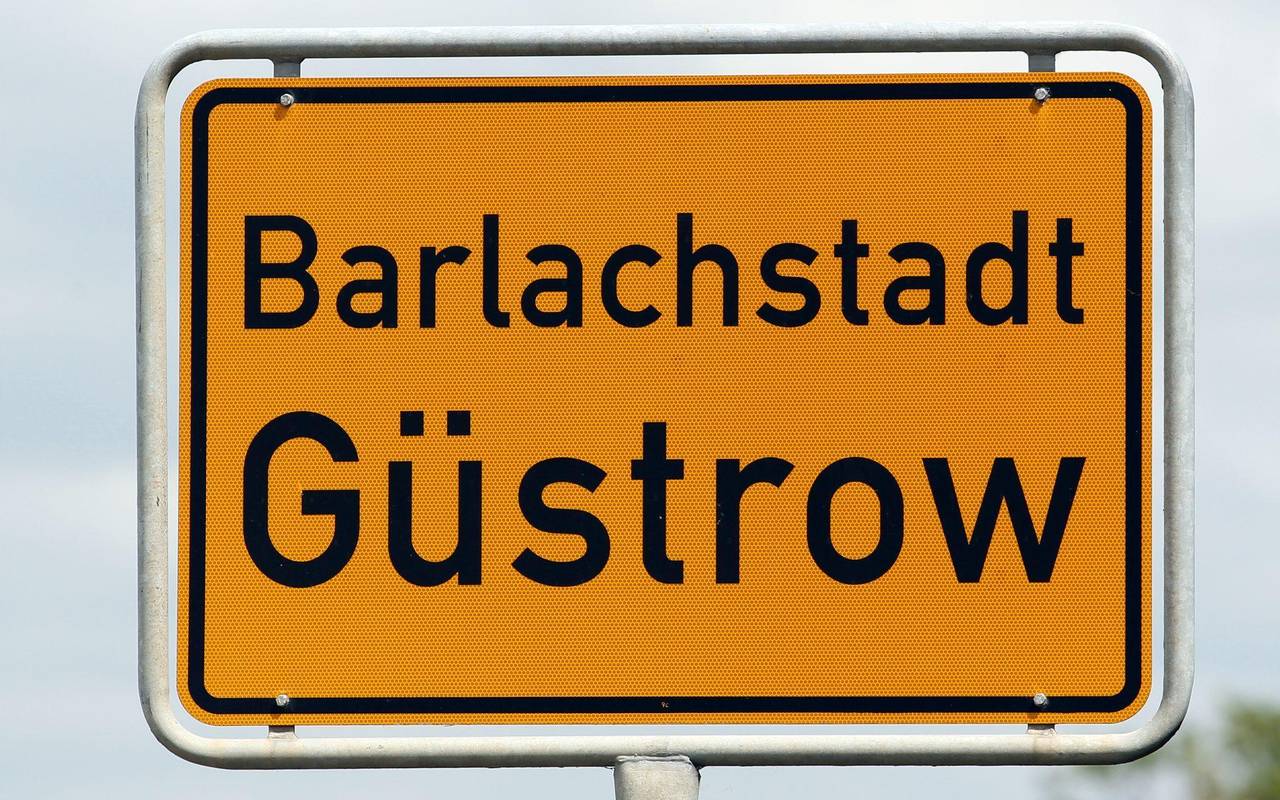 Güstrow - Ortseingangsschild