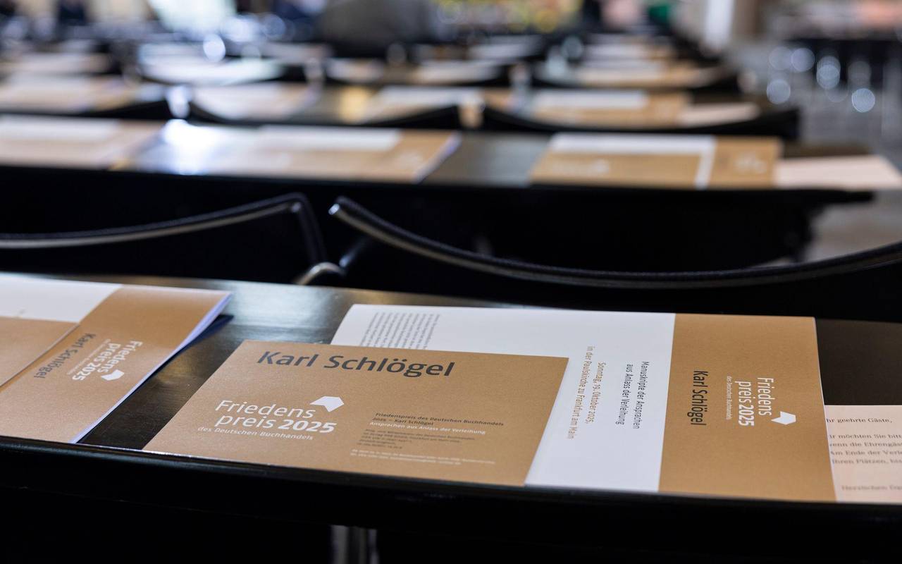 Übergabe Friedenspreis des Deutschen Buchhandels
