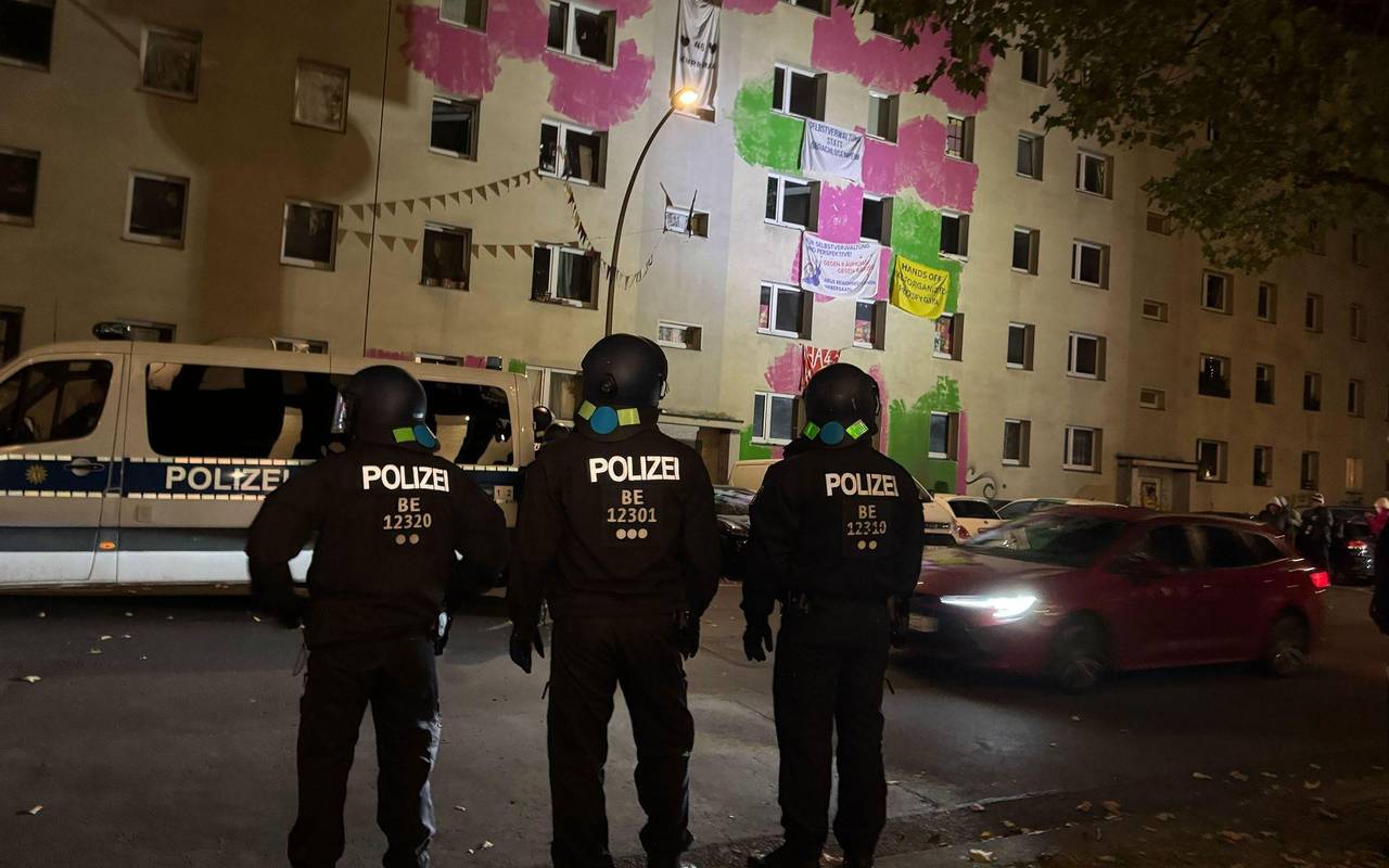 Polizeieinsatz wegen geplanter Räumung in Berlin-Mitte