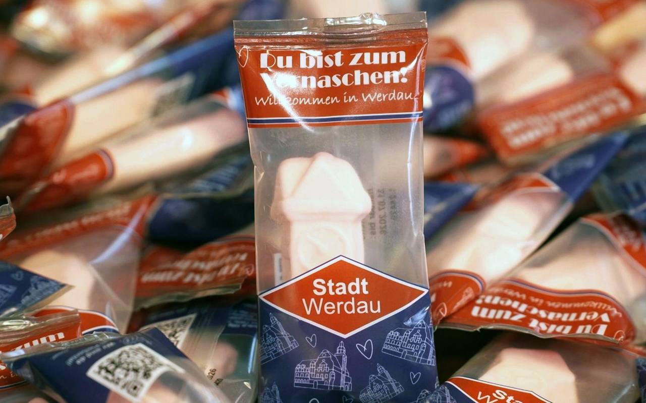 Schaumzucker-Souvenir aus Werdau