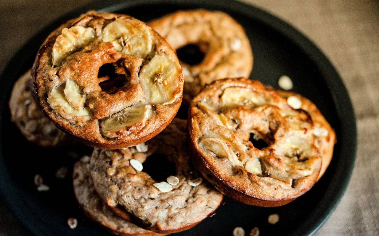 Banana Bread Donuts