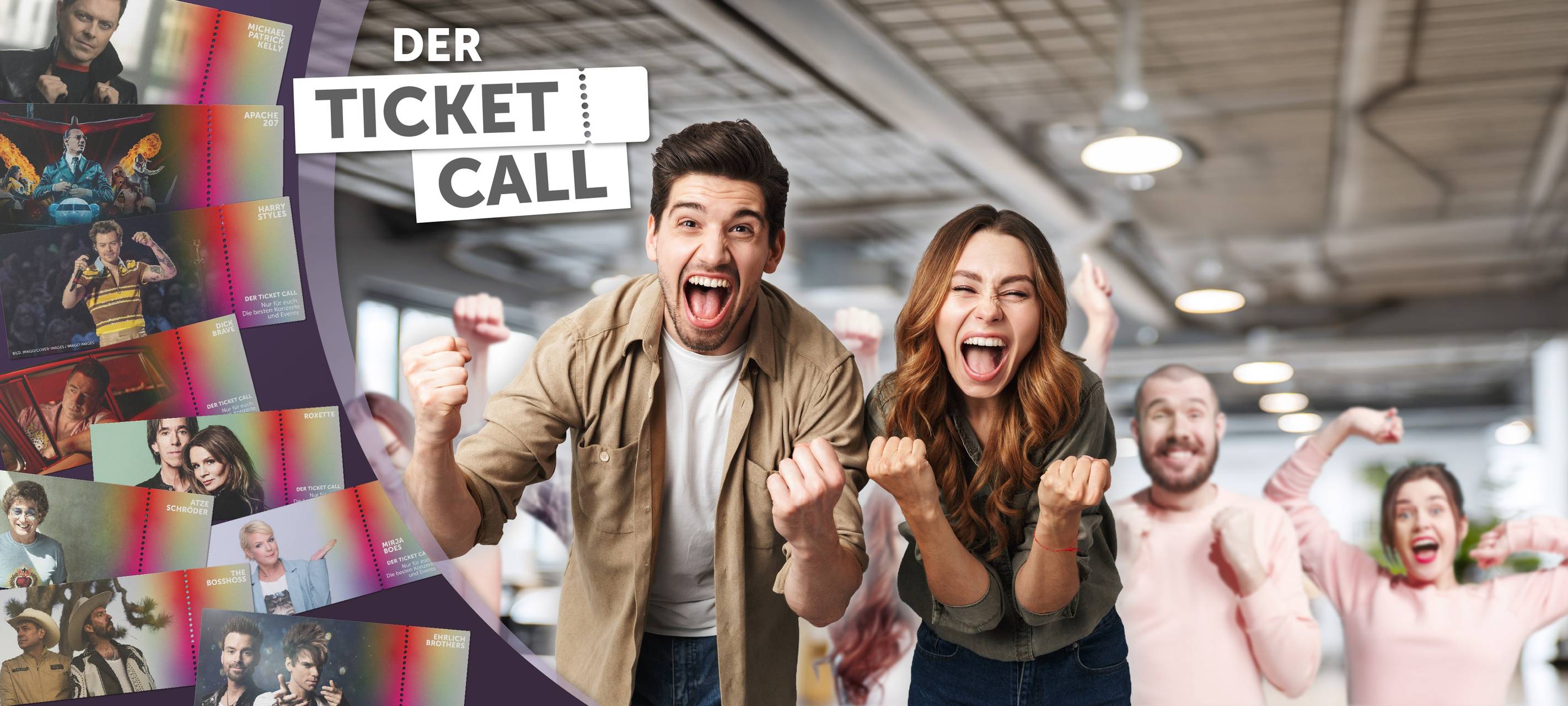 Der Ticket Call – Radio an und ab zu besten Events