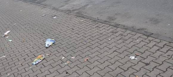 Vermüllte Straßen wegen Corona-Krise