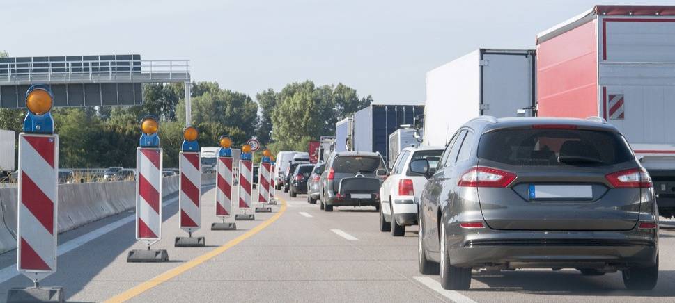 Staugefahr auf der A40