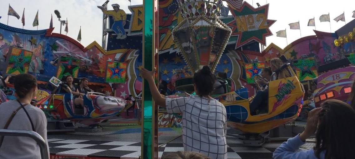 Kirmes Saarn an der Stadthalle