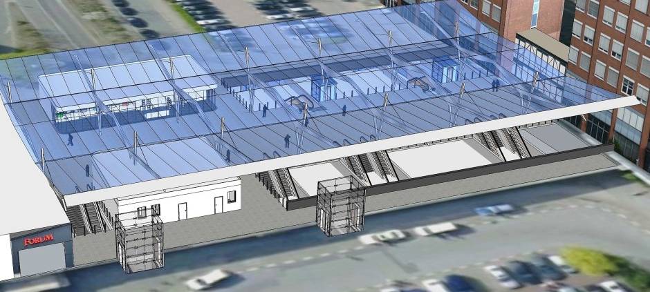 Geld für Dach der neuen Passage