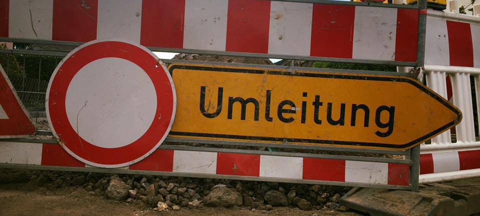 Vollsperrung auf der Friedhofstraße