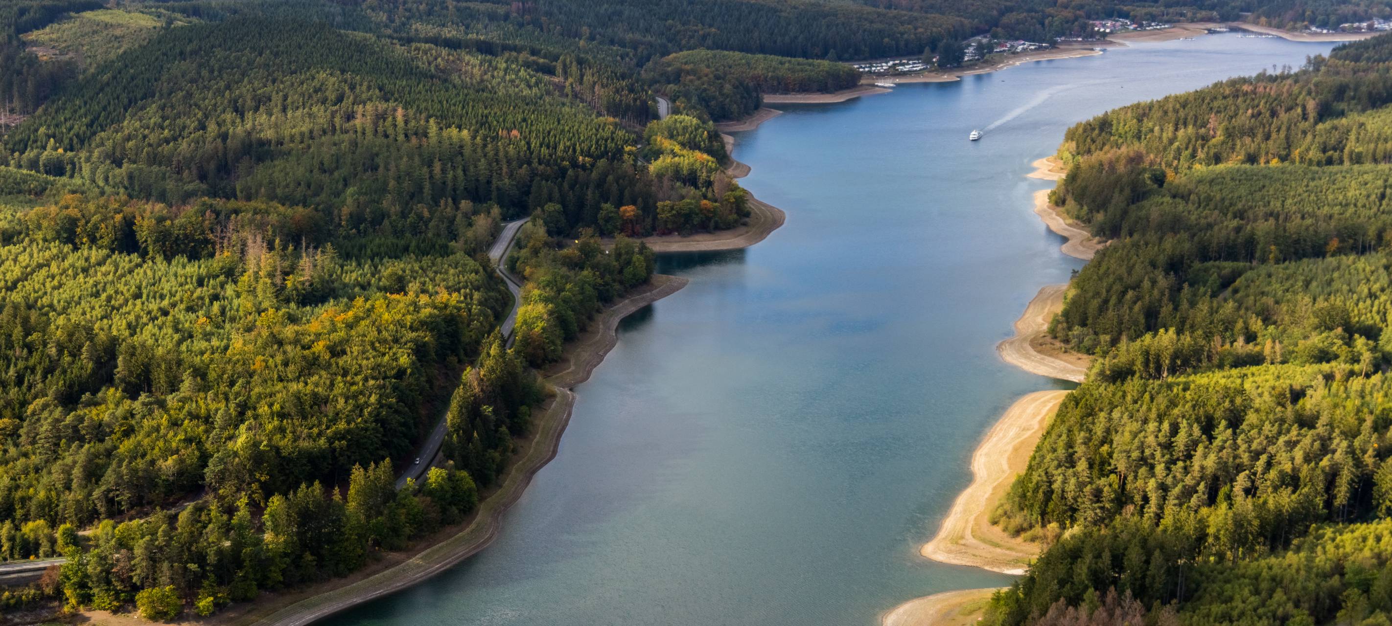 Talsperren am Winterende gut gefüllt