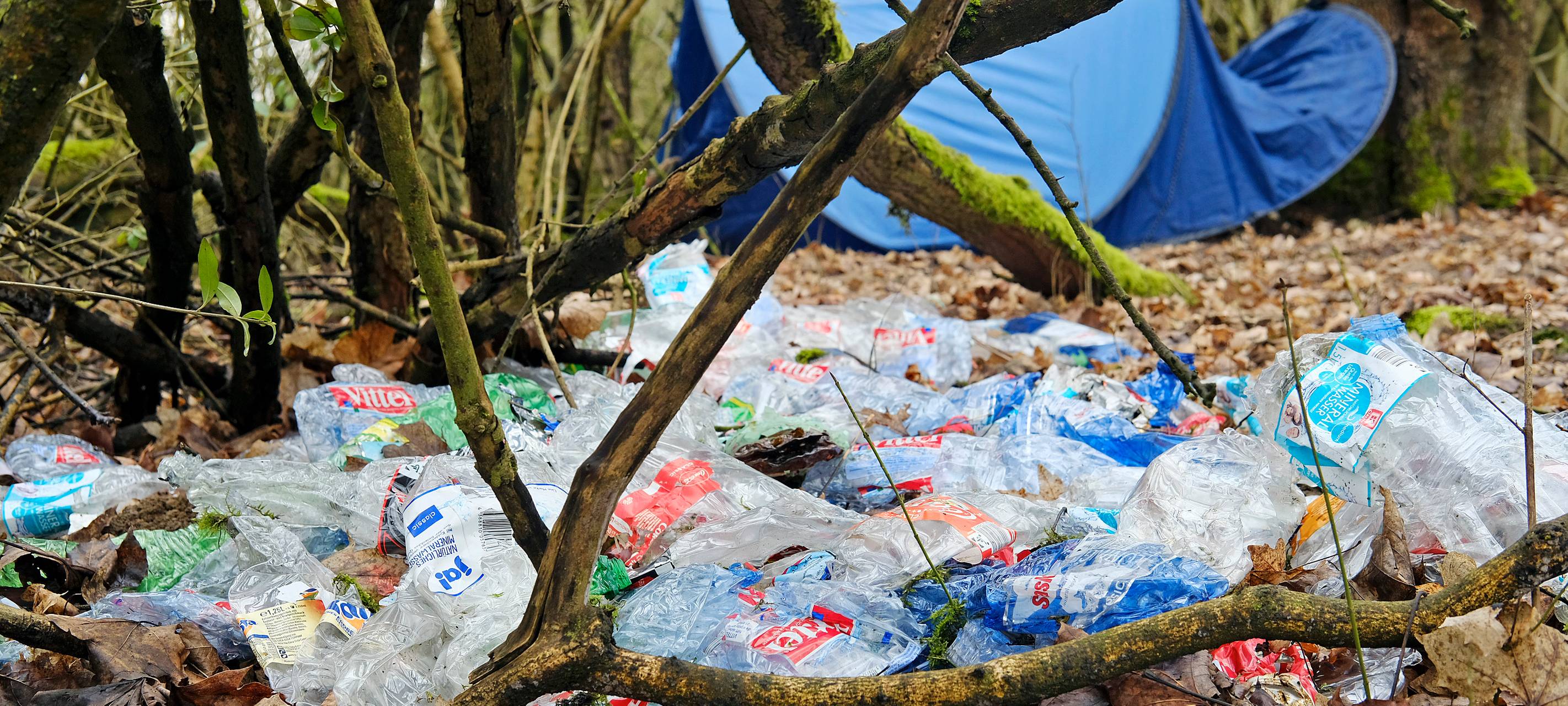 Zu viele Plastikflaschen im Verkauf