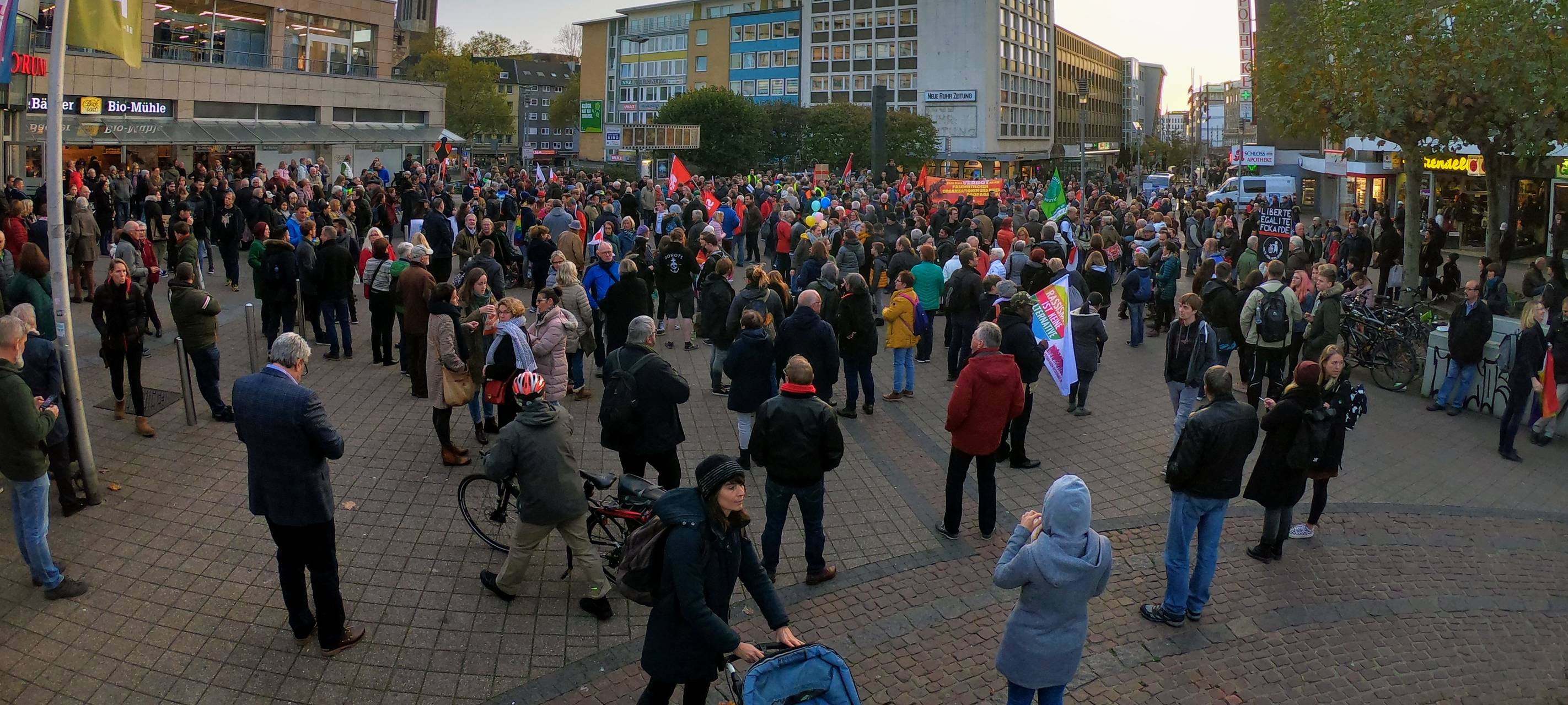 Nachspiel zur Demo am Dienstag