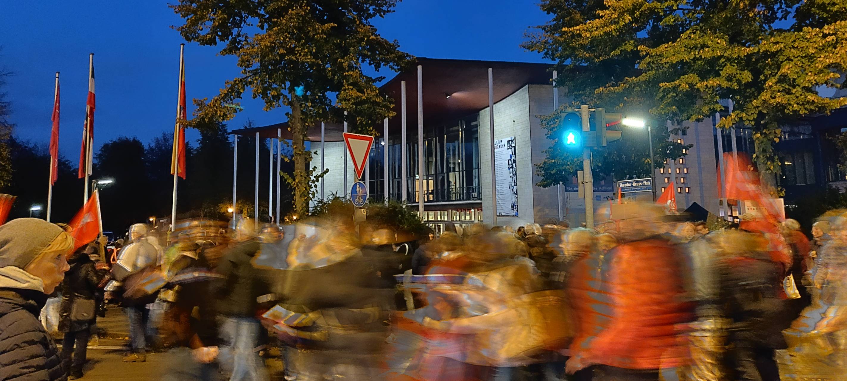 Nachspiel zur Demo am Dienstag