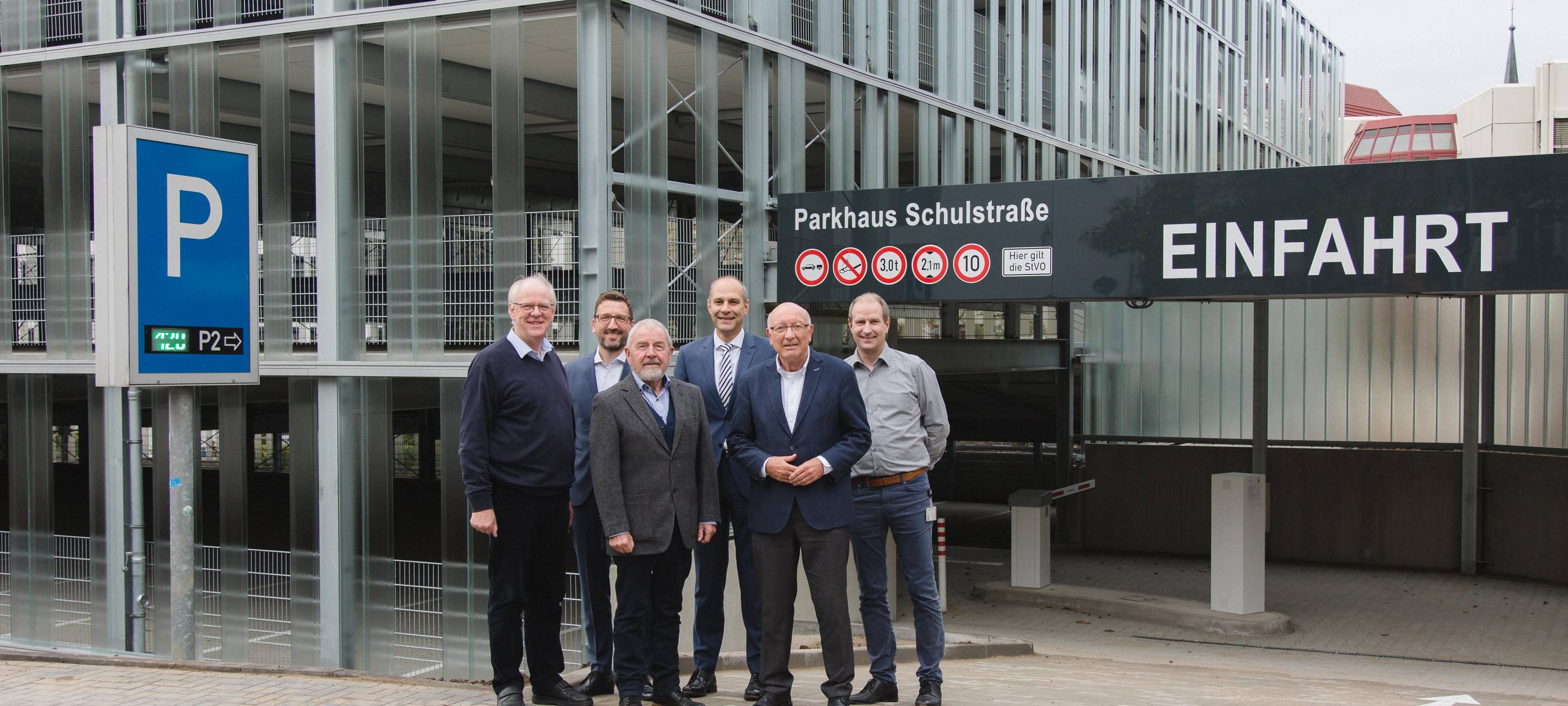 Parkhaus am EKM ist fertig