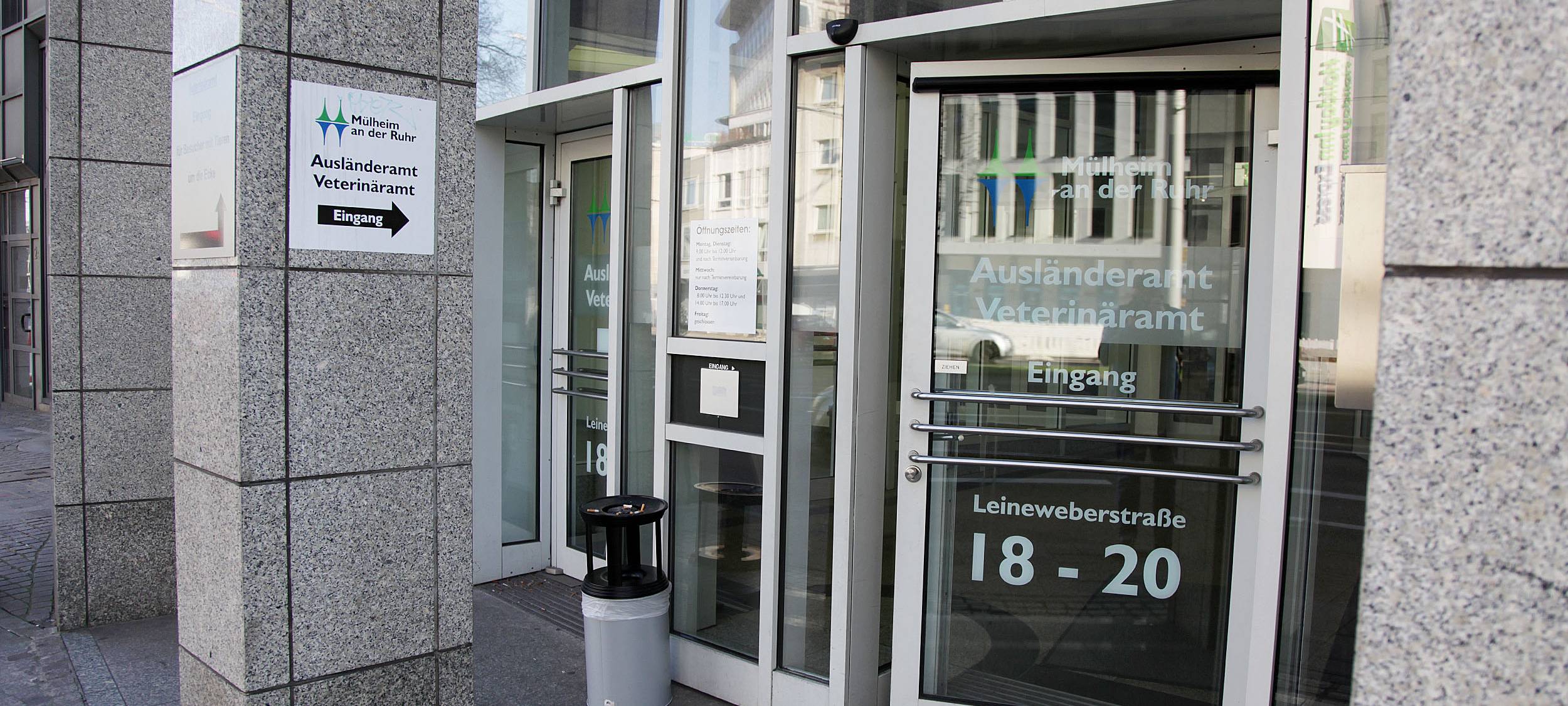 Besucher des Ausländeramts werden gescannt