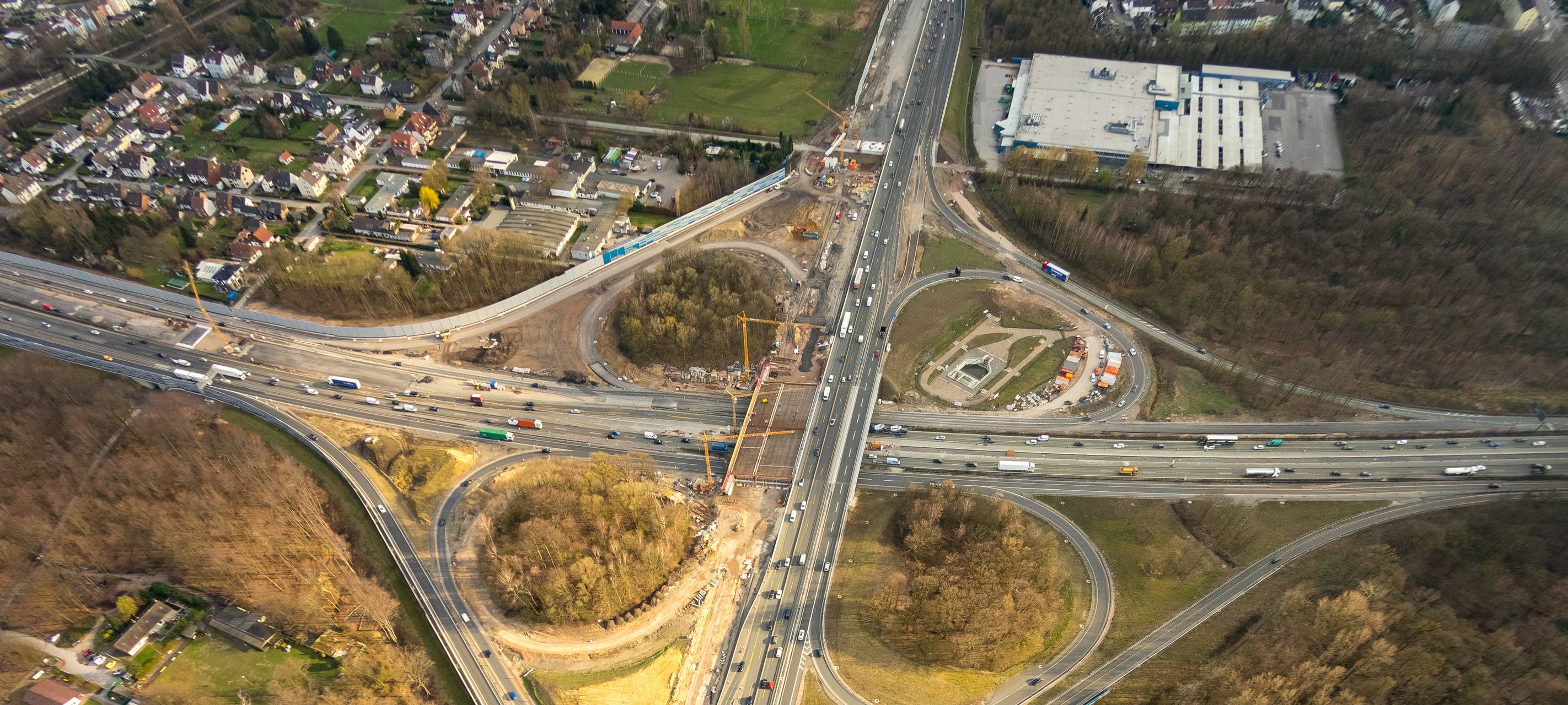 Arbeiten am Kreuz Recklinghausen zum größten Teil fertig