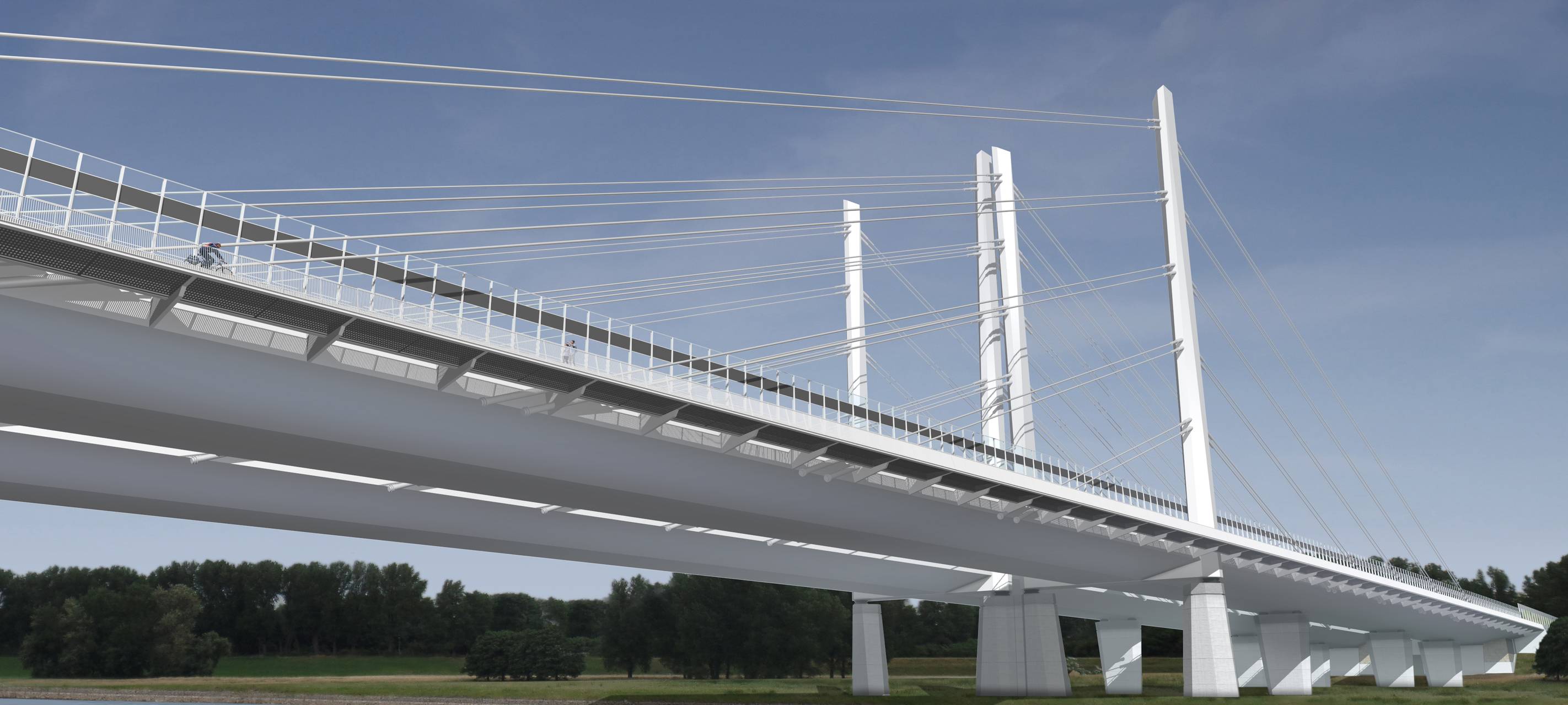 Spatenstich für Bau der neuen A40-Rheinbrücke Neuenkamp