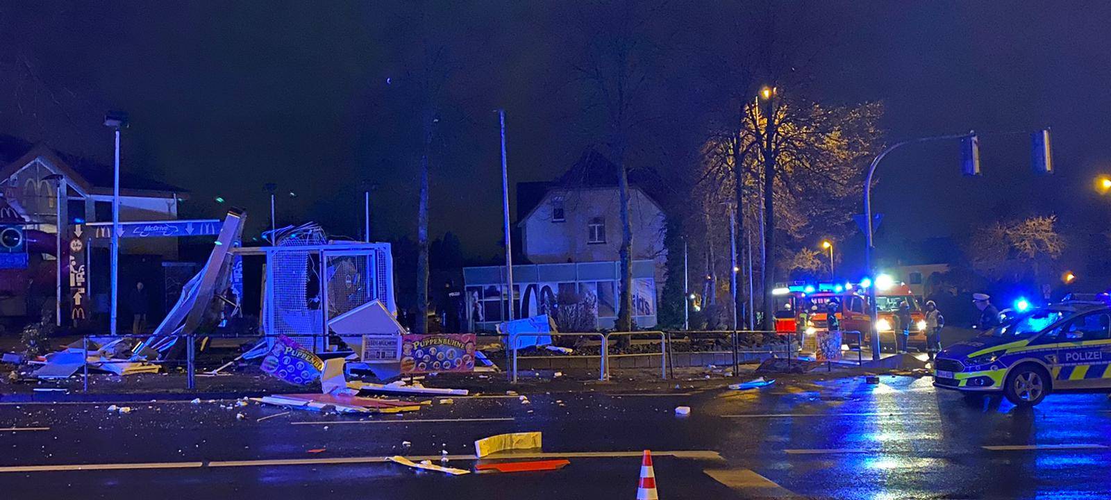 Erneut Automat gesprengt