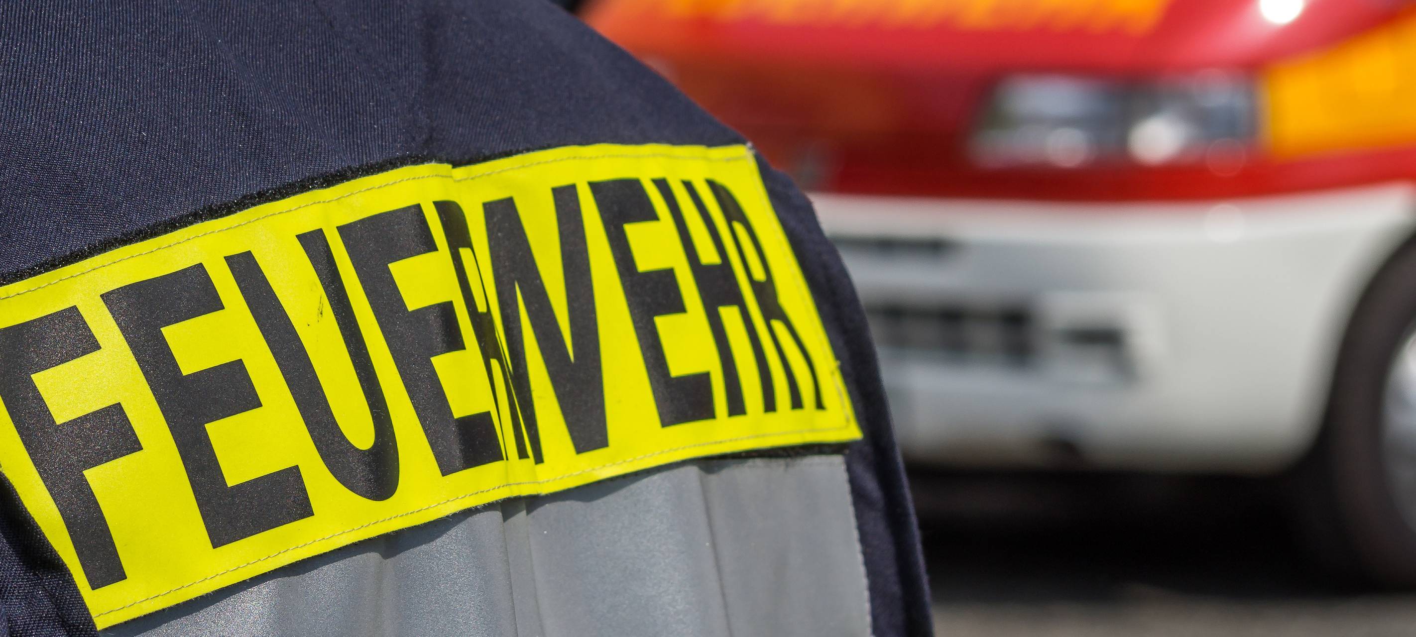 Gabelstapler in Flammen