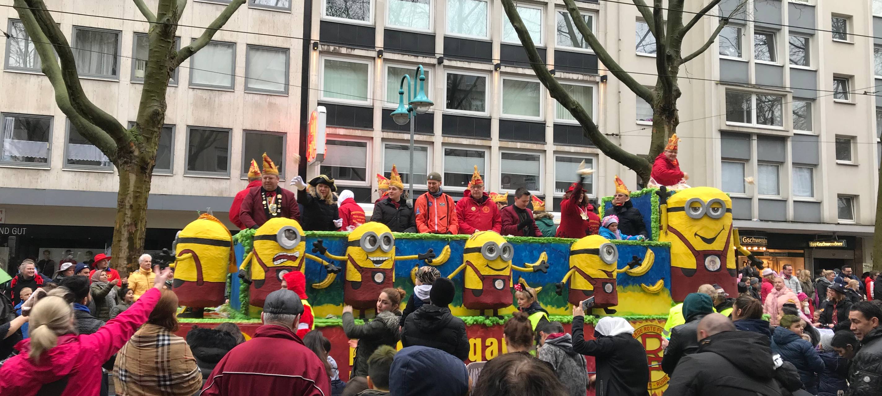 Rosenmontagszug war friedlich und entspannt