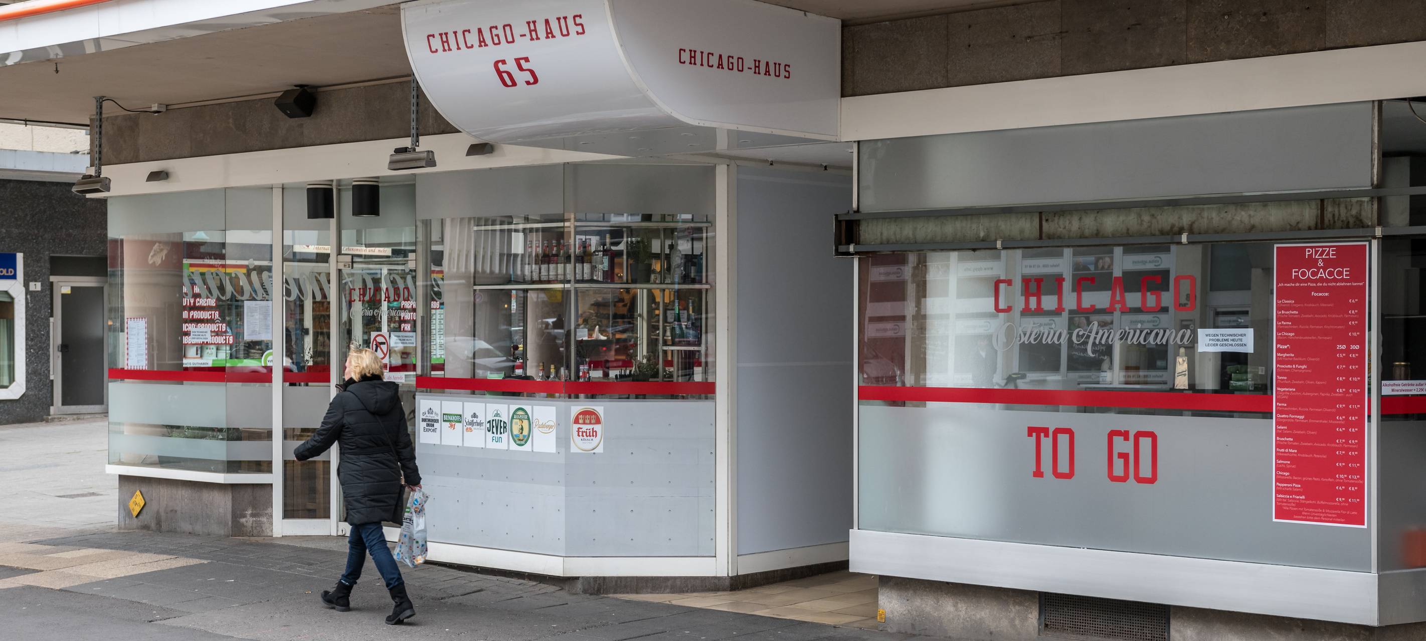 Restaurant Chicago geschlossen