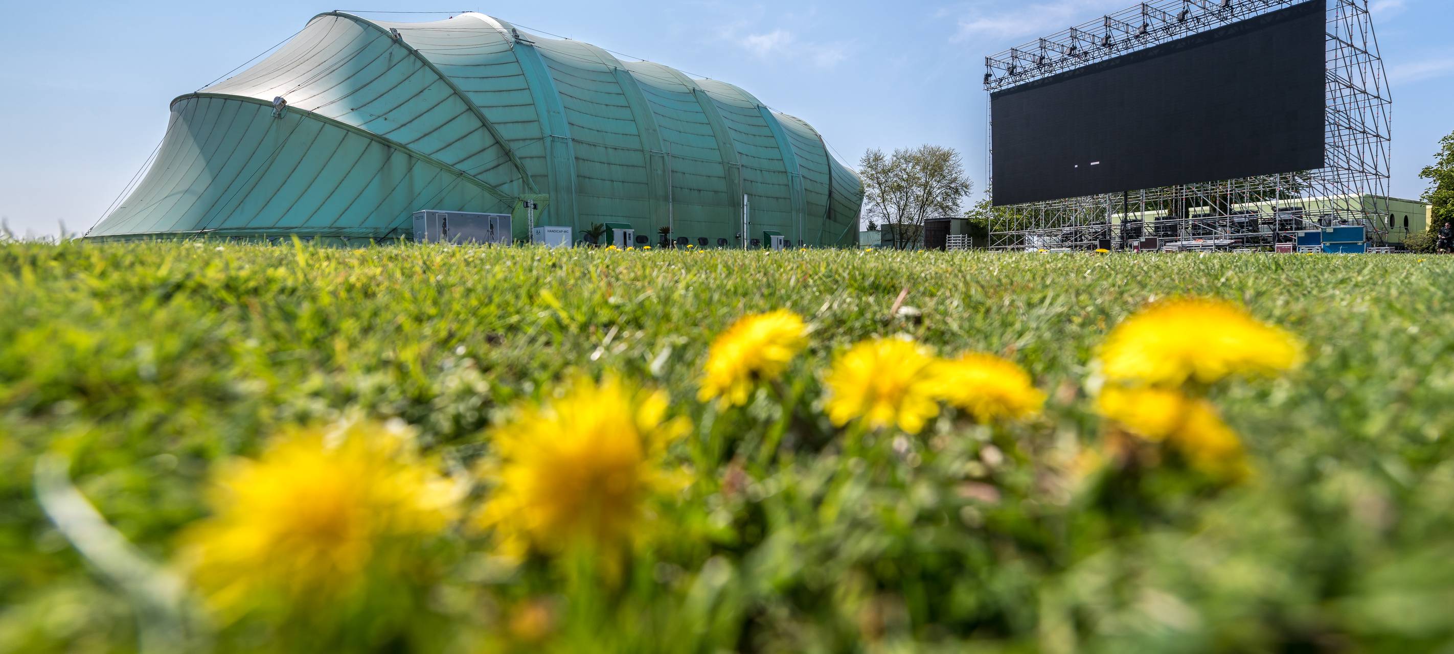 Autokino startet mit Verspätung