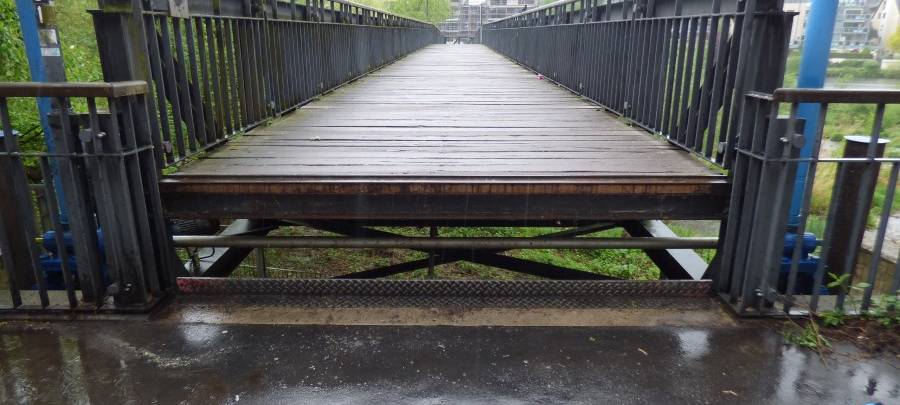 Brücke Kassenberg gesperrt