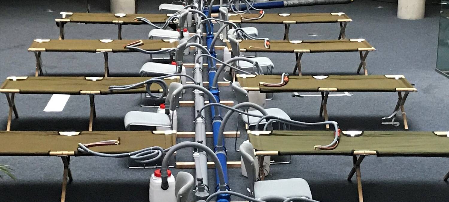 Beatmungsgerät aus einem "Staubsauger"