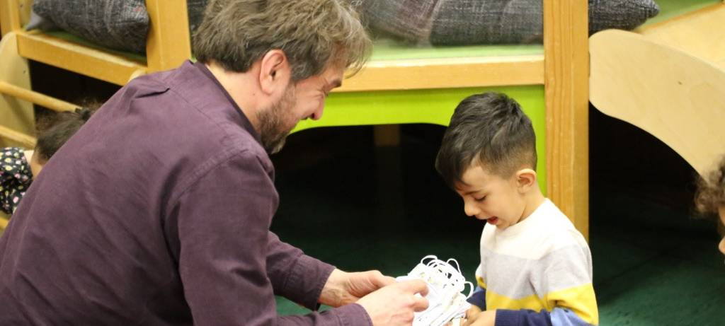 Mini-Masken für die Kita Drachenhöhle