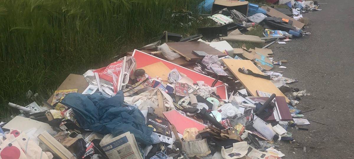 Große Mengen Müll illegal entsorgt