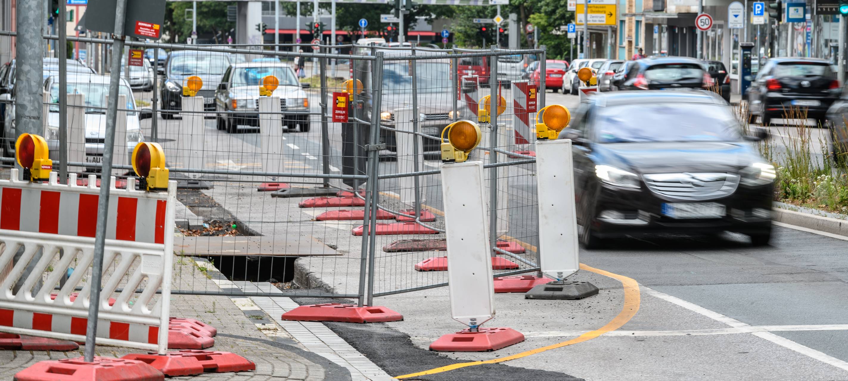 Rumbach-Baustelle wird umgebaut