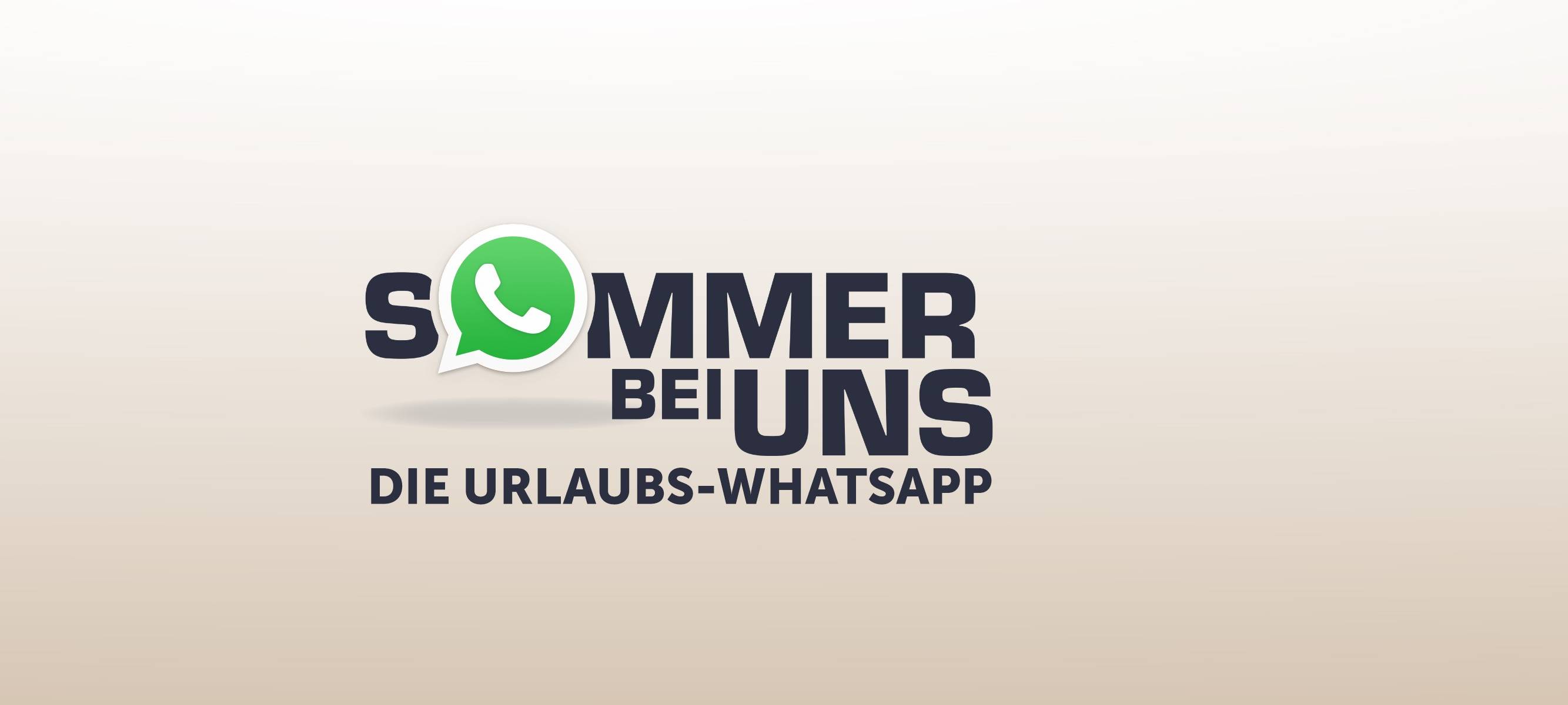 Sommer bei uns - die Urlaubs-Whatsapp - "Grillen"