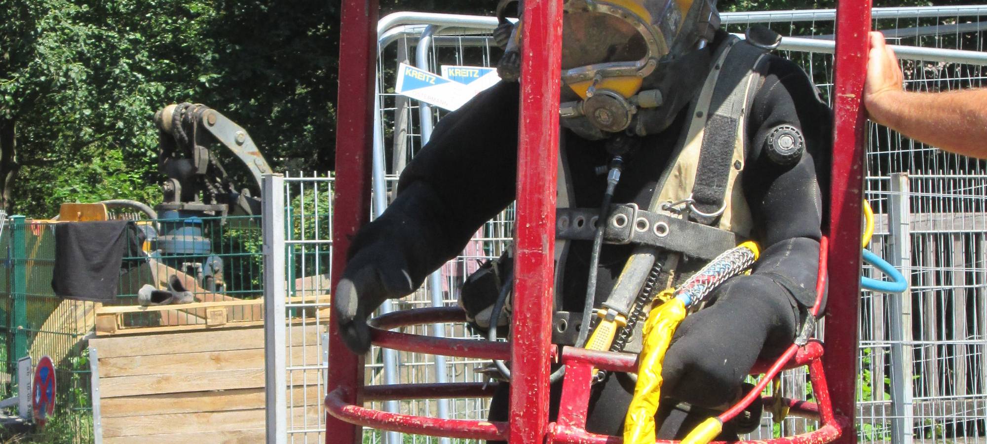 Industrietaucher in Oberhausen
