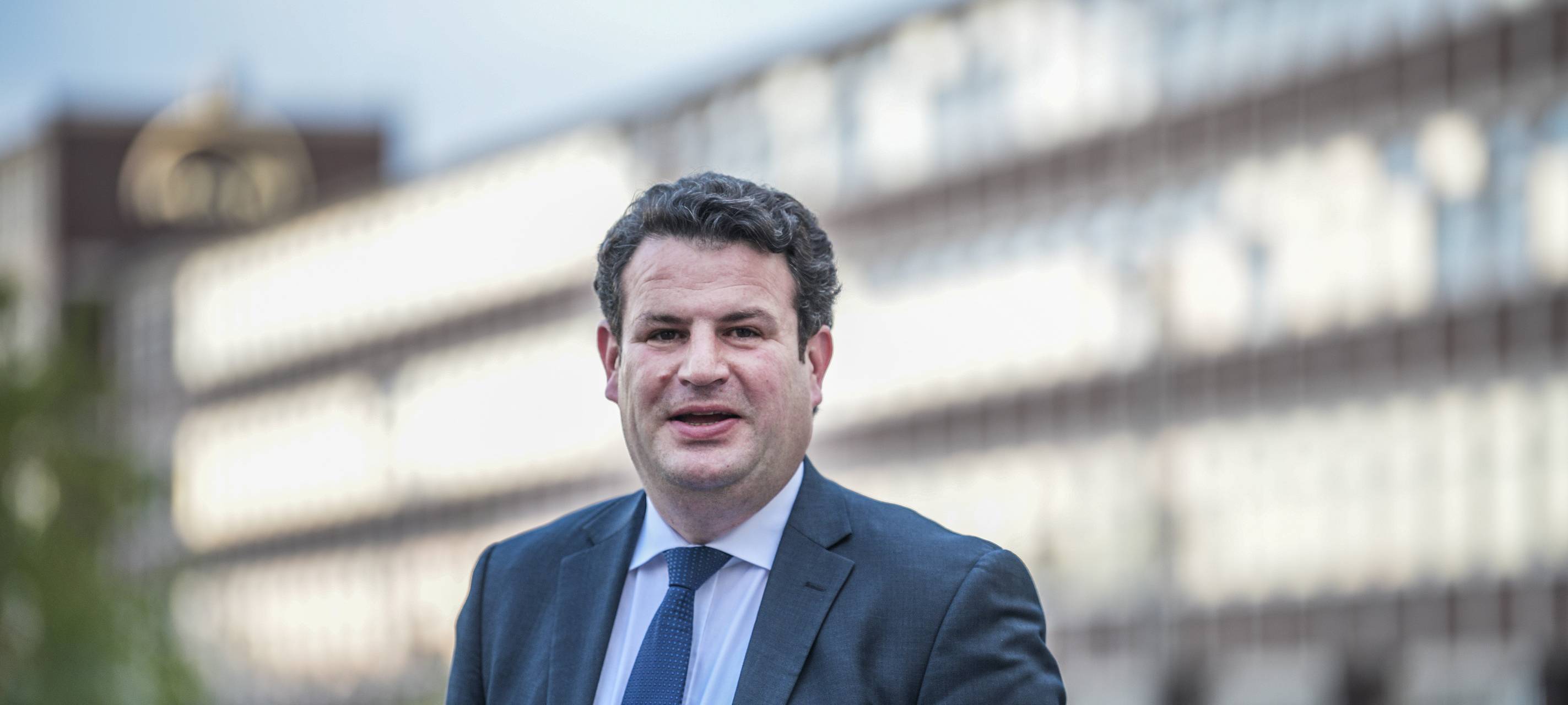 Arbeitsminister Heil heute in Mülheim