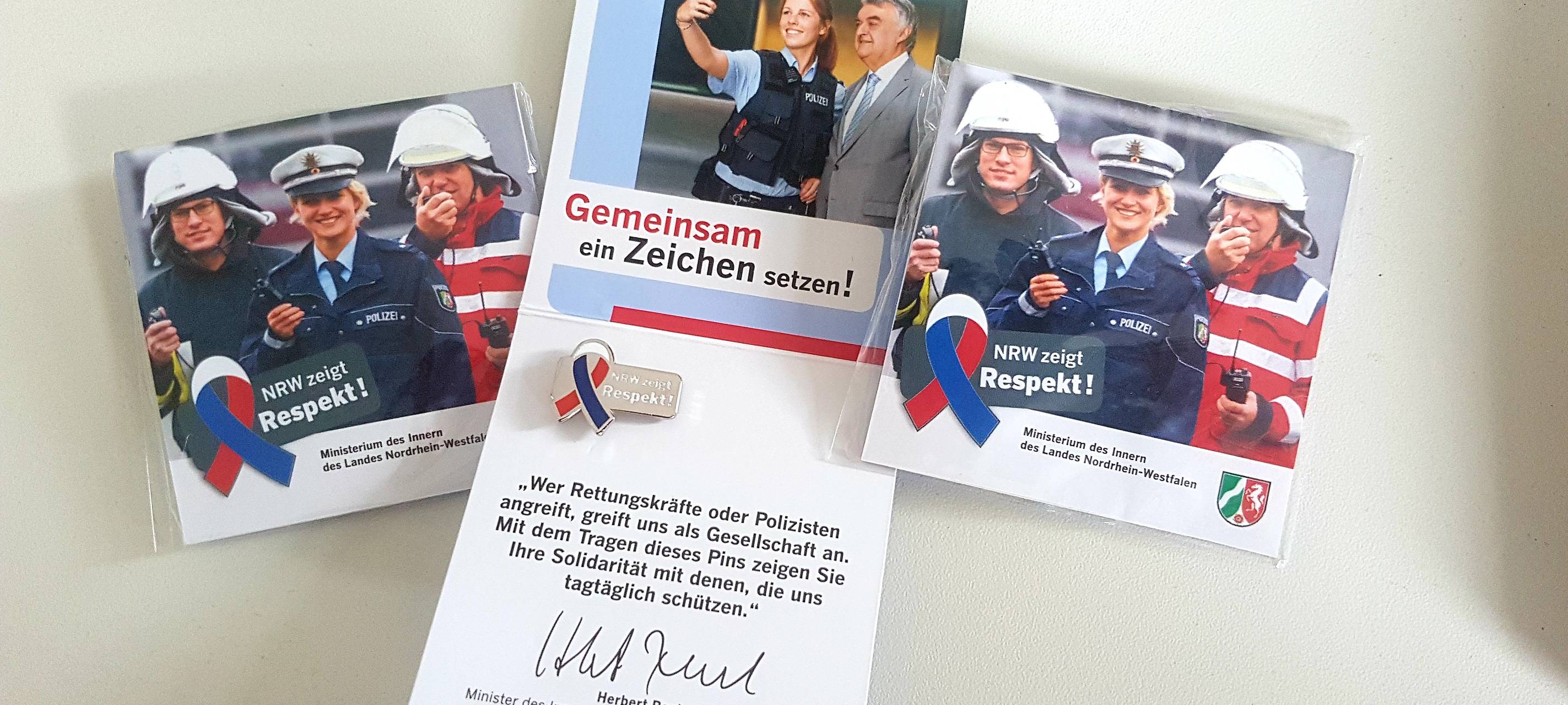 Aufruf: Solidarität mit Einsatzkräften zeigen