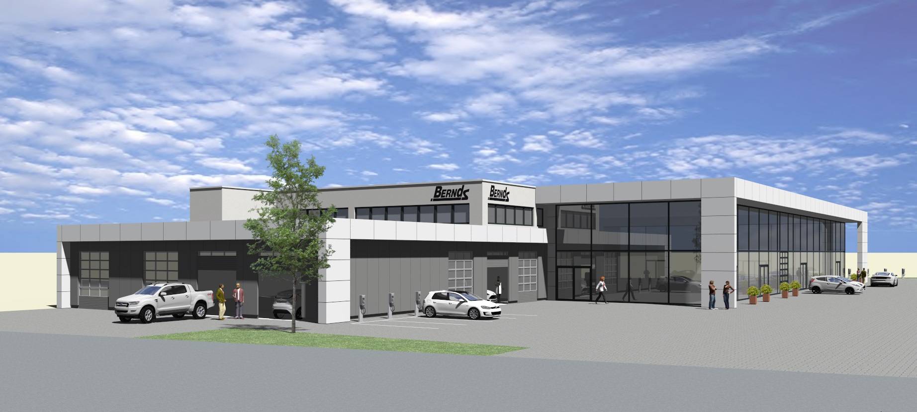 Neues Leben im alten Autohaus