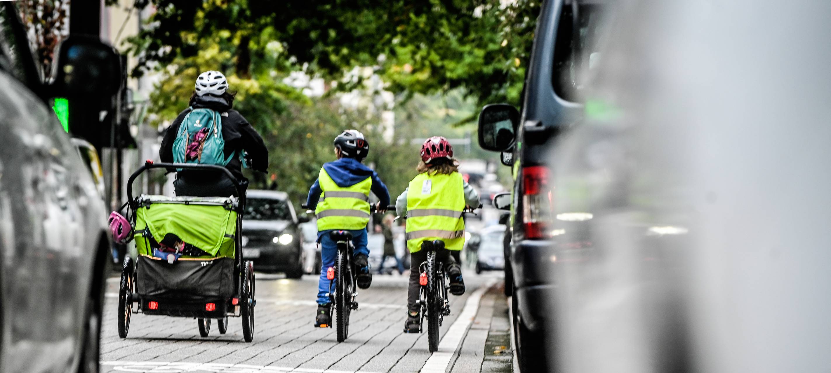 Fahrradstraße in Essen mit Problemen
