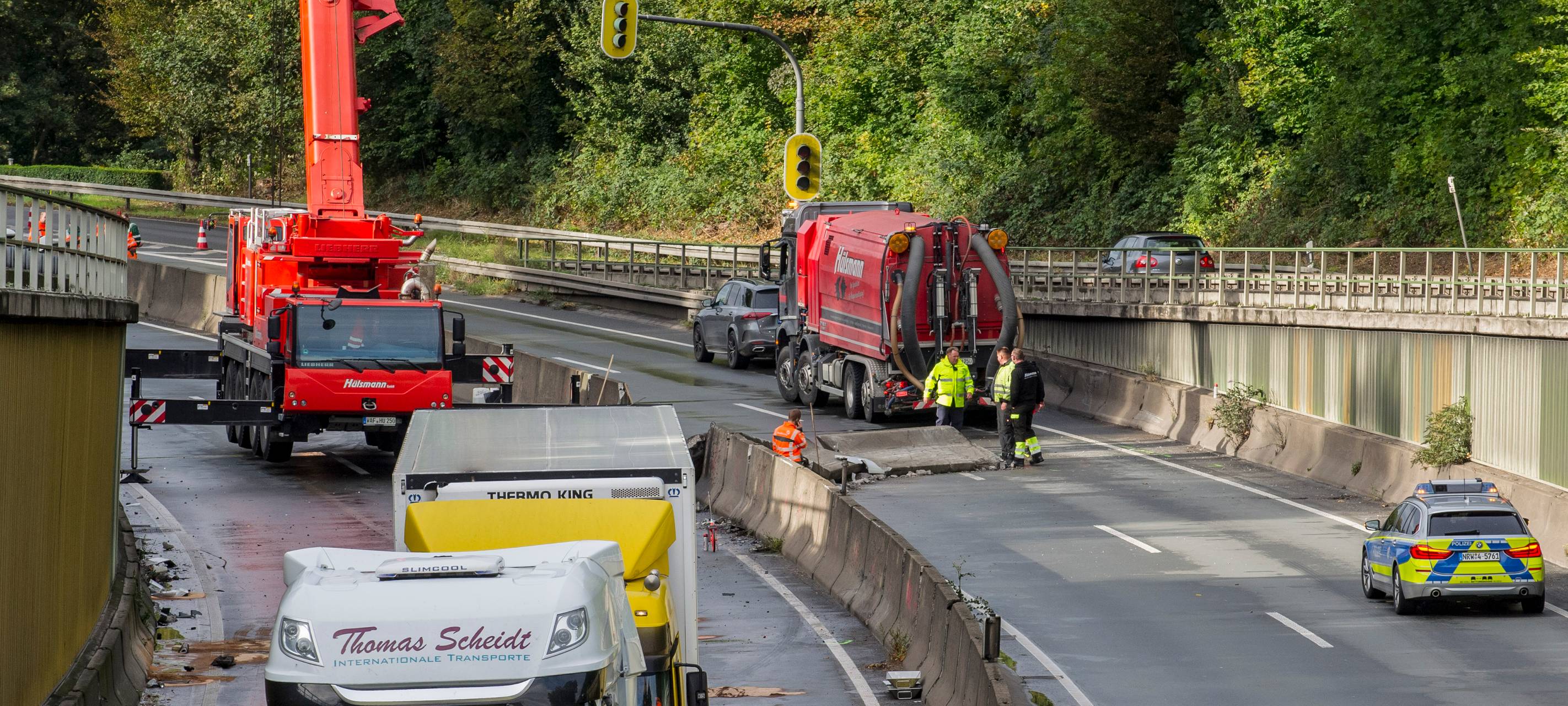 Wieder LKW-Unfall und Sperrung auf A 40