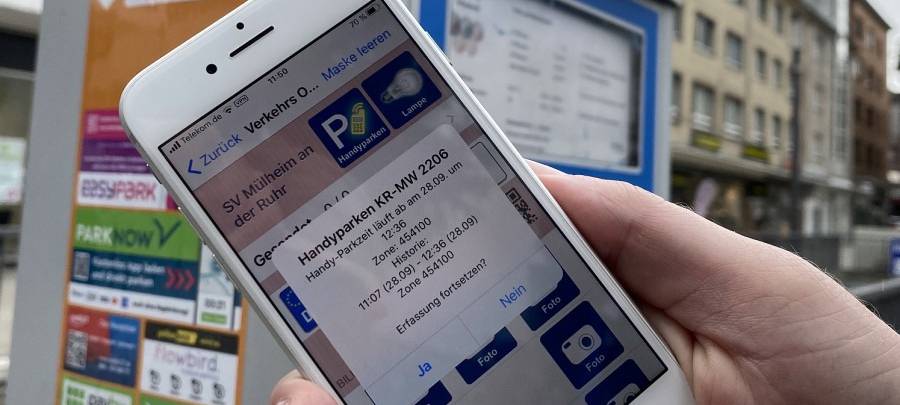 Parktickets übers Handy