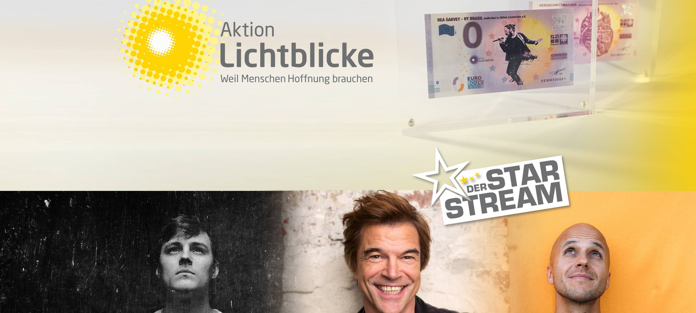 Aktion Lichtblicke: Der Star-Stream und 0-Euro-Scheine