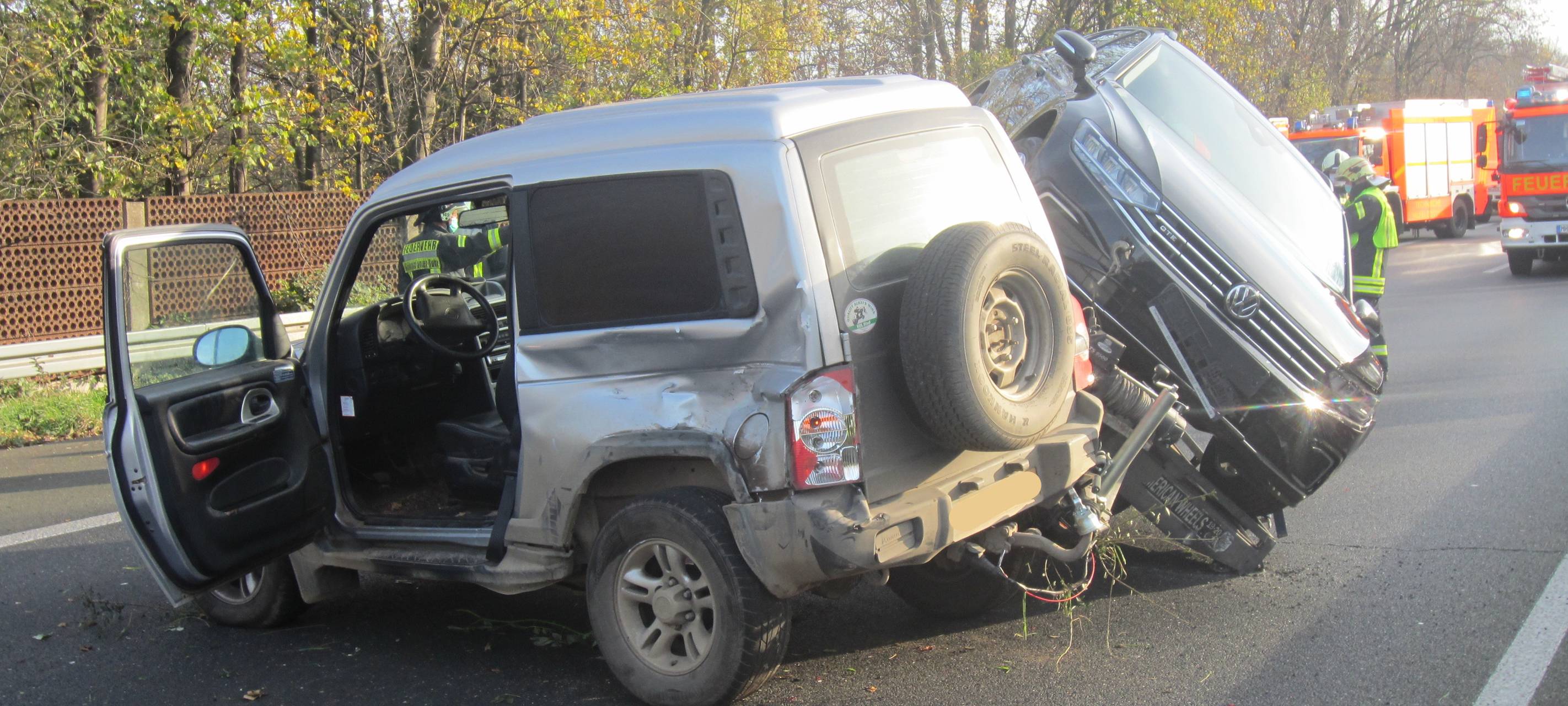Unfall bei Winkhausen, A40 war gesperrt