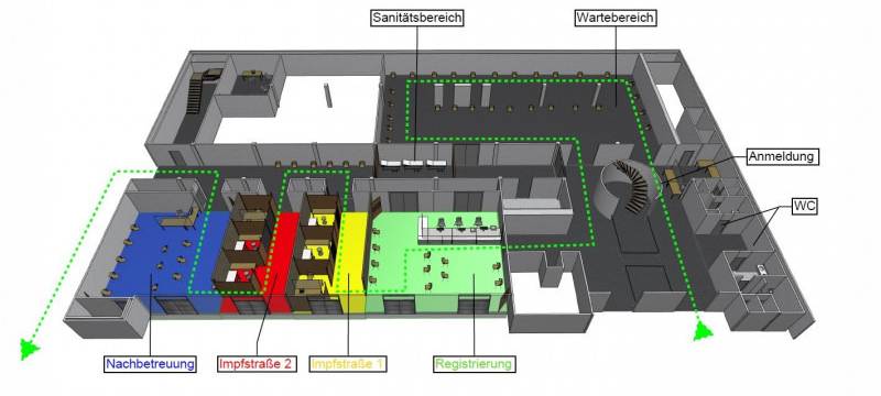 Impfzentrum hofft auf mehr spontane Besucher