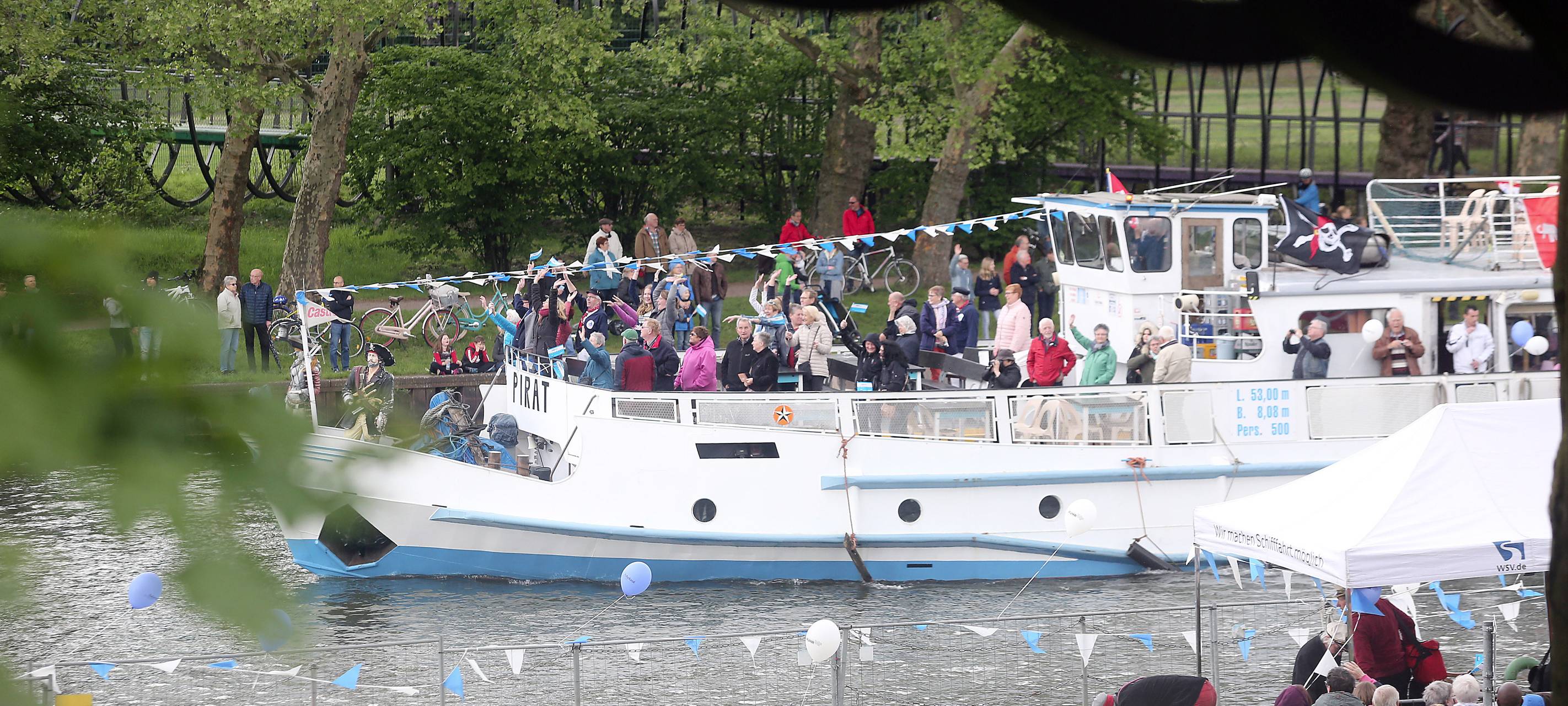 Schiffe erst zwei Stunden später gestartet