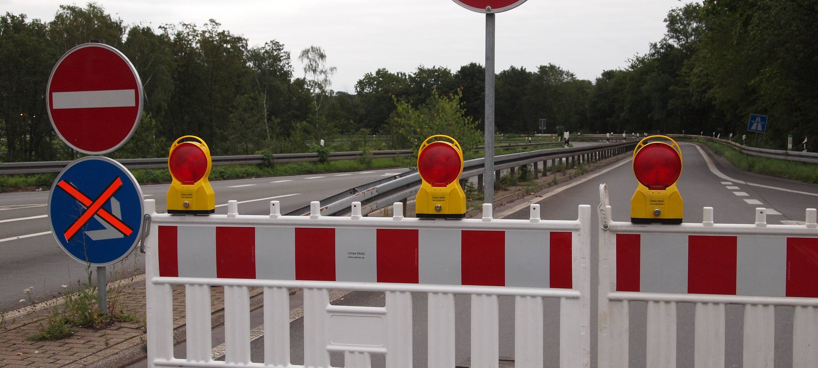 A40 ab heute Abend wieder gesperrt