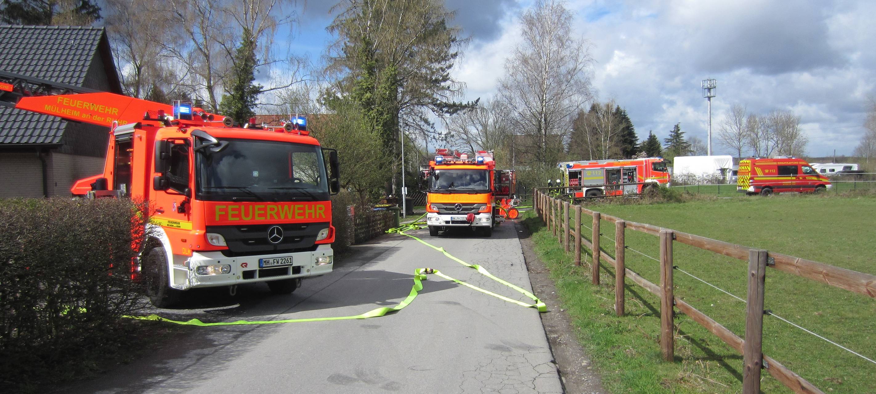 Feuer schnell unter Kontrolle