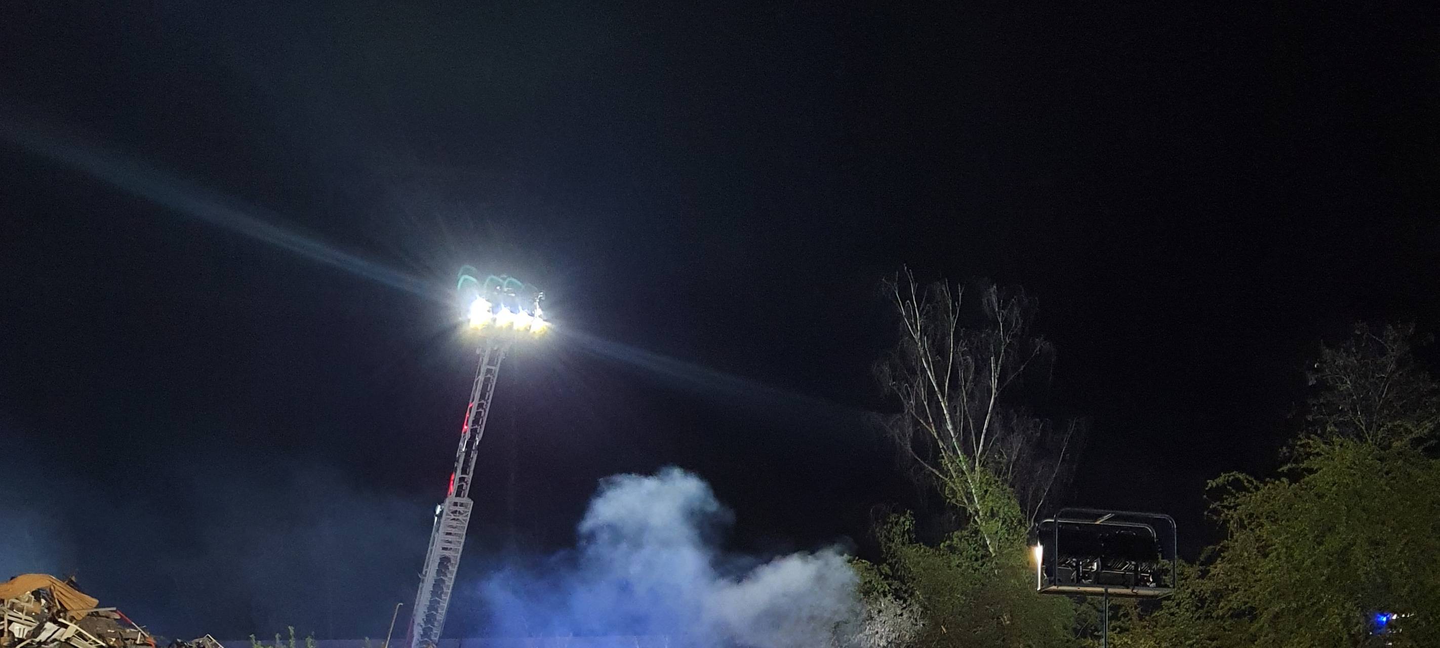 Komplizierte Löscharbeiten