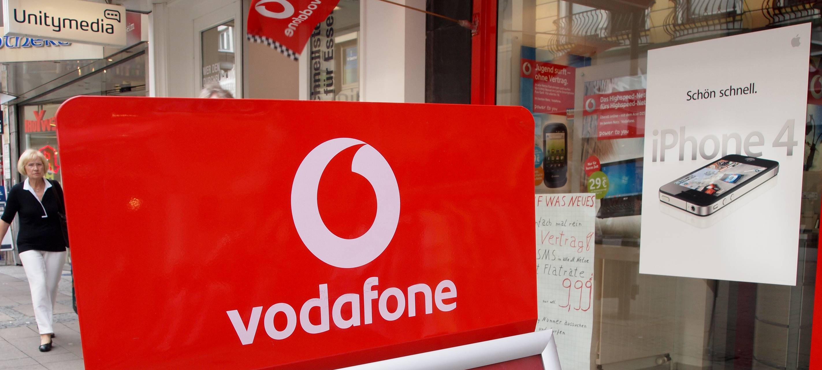 Vodafone-Störung trifft mehr als 8.000 Haushalte