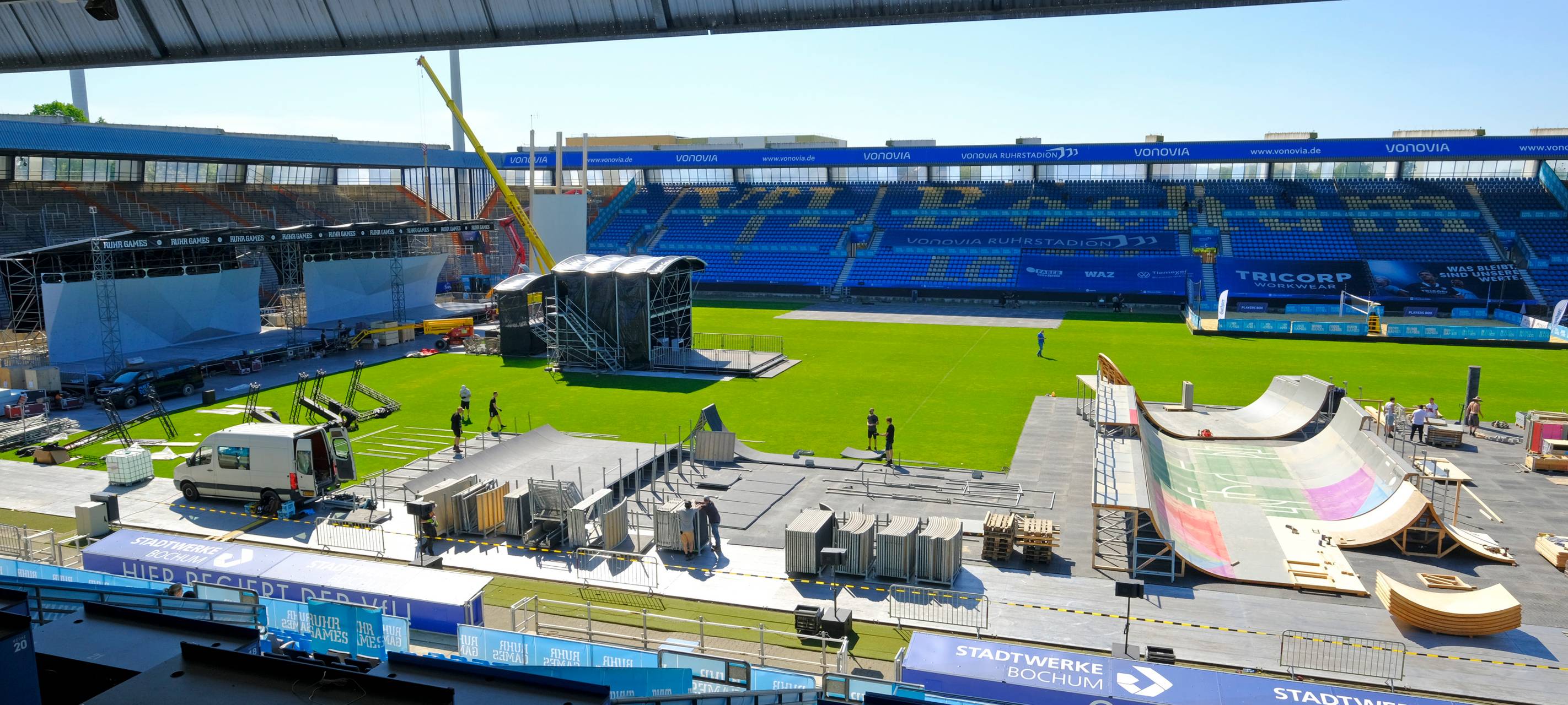 Zuschauer können per Stream dabei sein