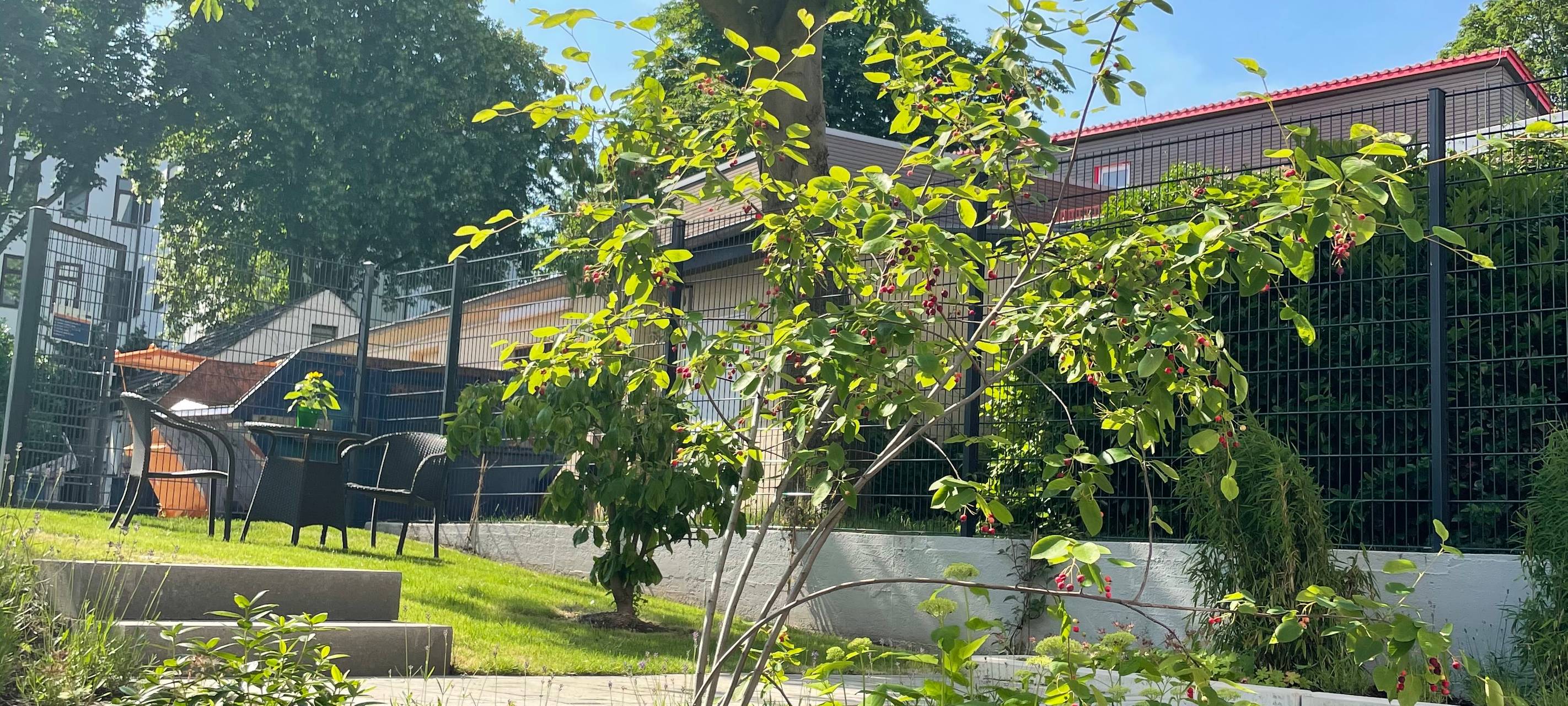 Neuer Außenbereich auf Station Maria 1