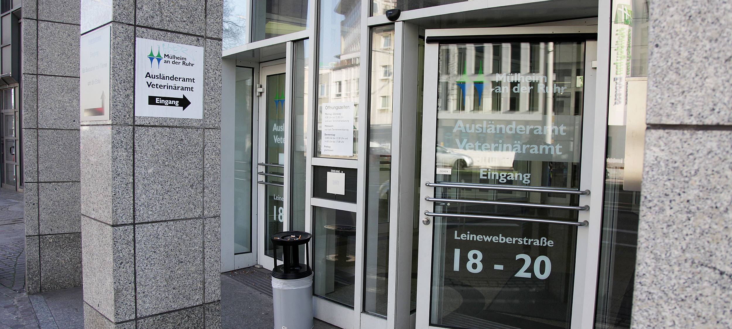 Ausländerbehörde: Wohnsitzanmeldungen nicht möglich